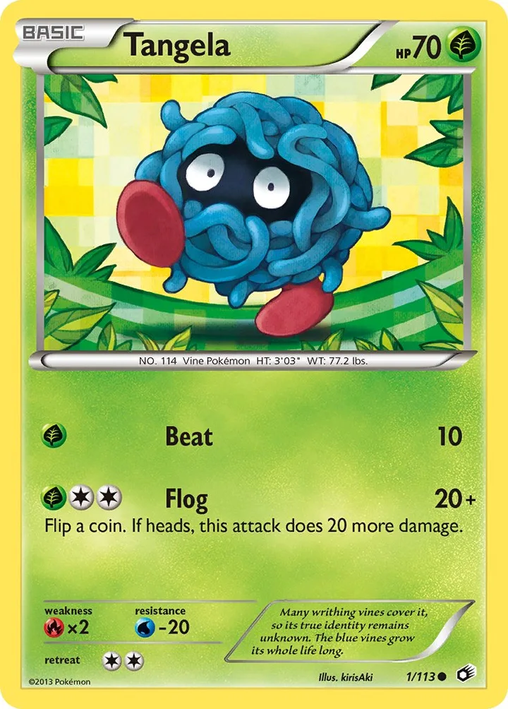 Tangela, Legendary Treasures 1/113
