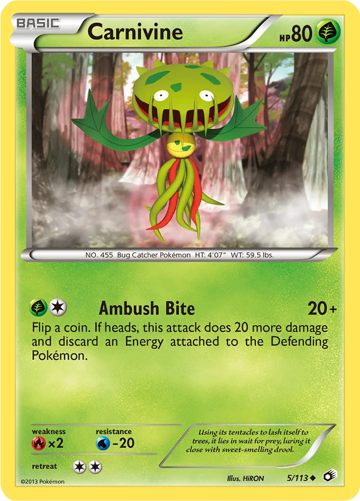 Carnivine, Legendary Treasures 5/113