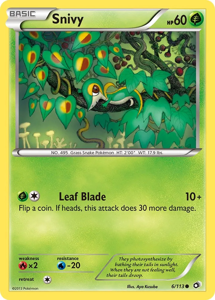 Snivy, Legendary Treasures 6/113
