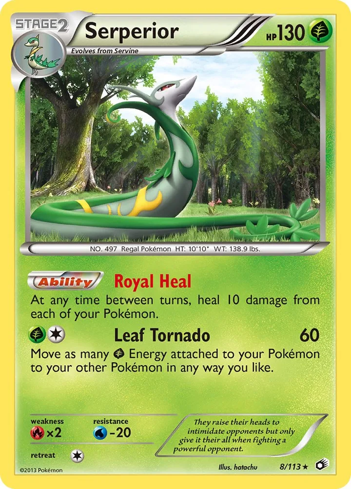 Serperior, Legendary Treasures 8/113