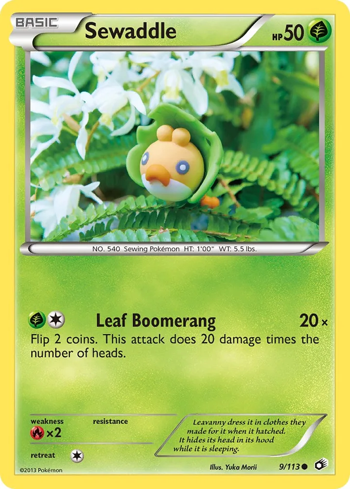Sewaddle, Legendary Treasures 9/113