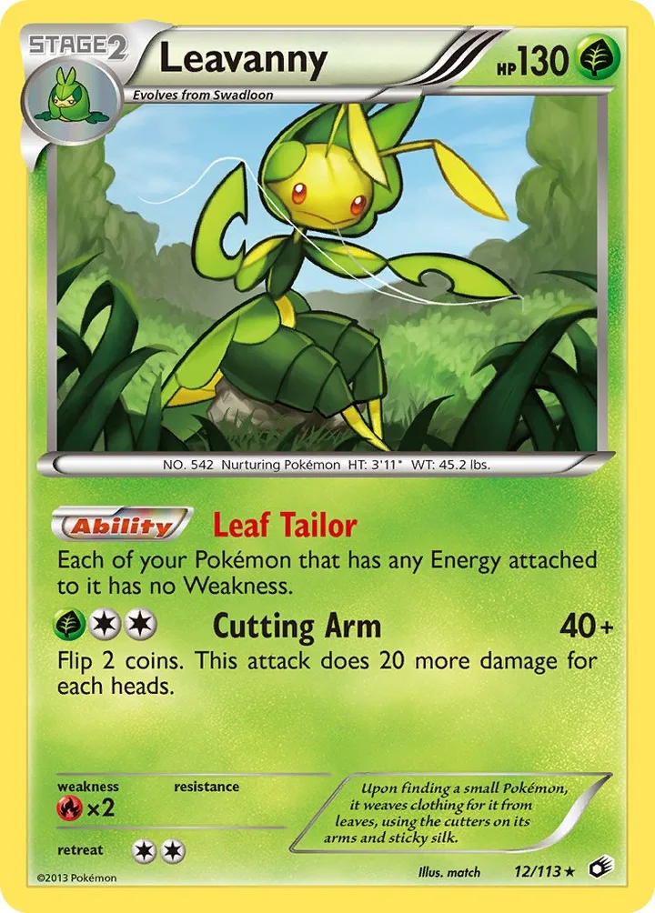 Leavanny, Legendary Treasures 12/113