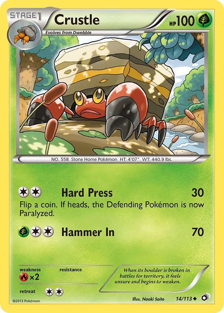 Crustle, Legendary Treasures 14/113