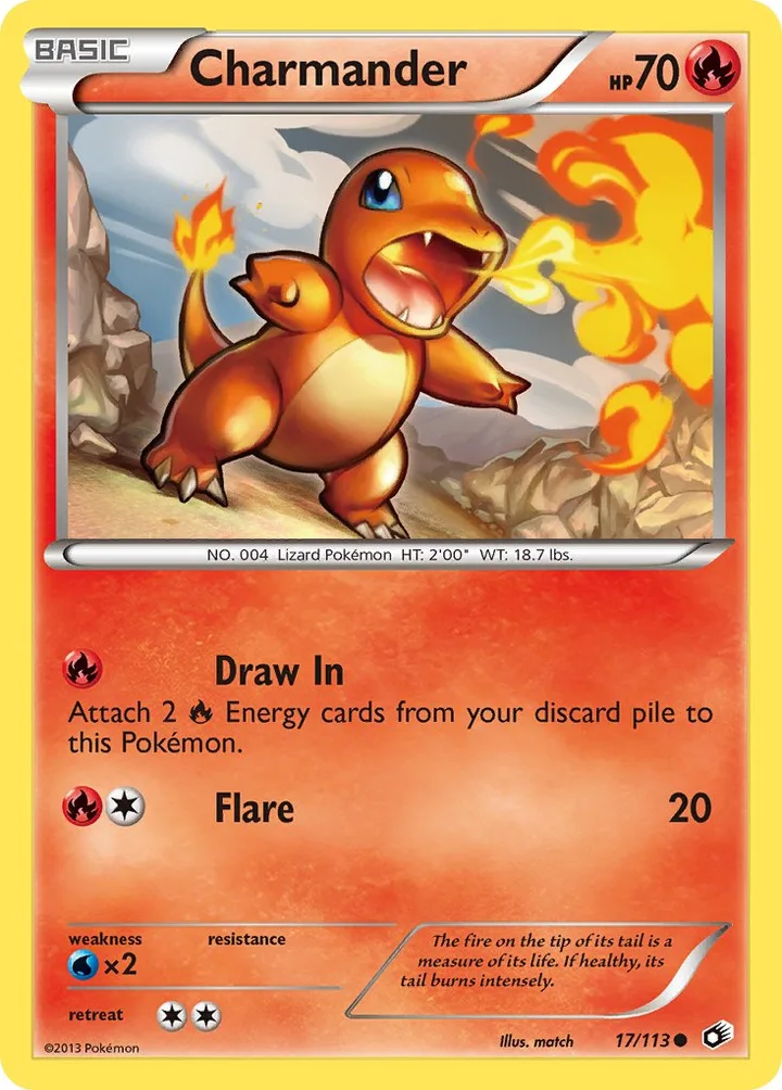Charmander, Legendary Treasures 17/113