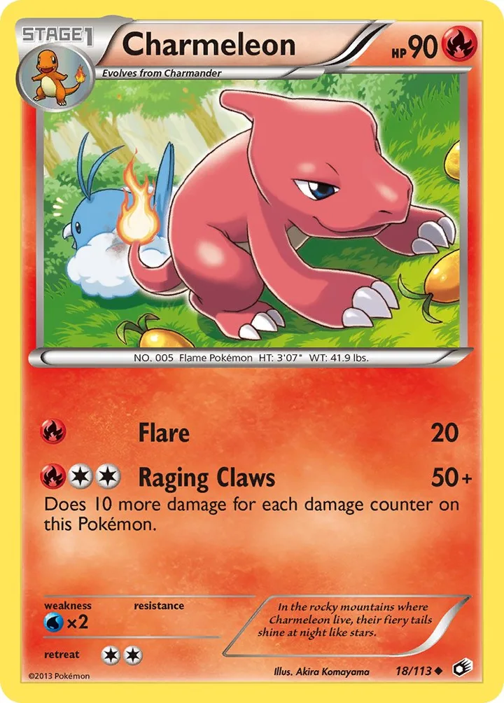 Charmeleon, Legendary Treasures 18/113