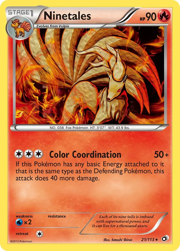 Ninetales, Legendary Treasures 21/113