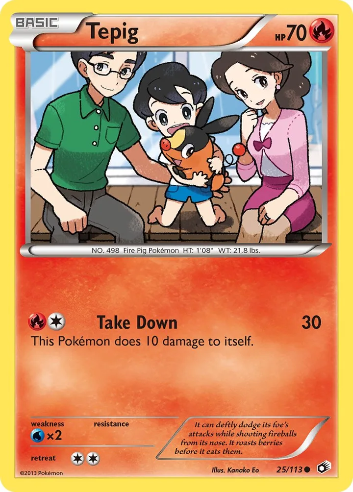 Tepig, Legendary Treasures 25/113