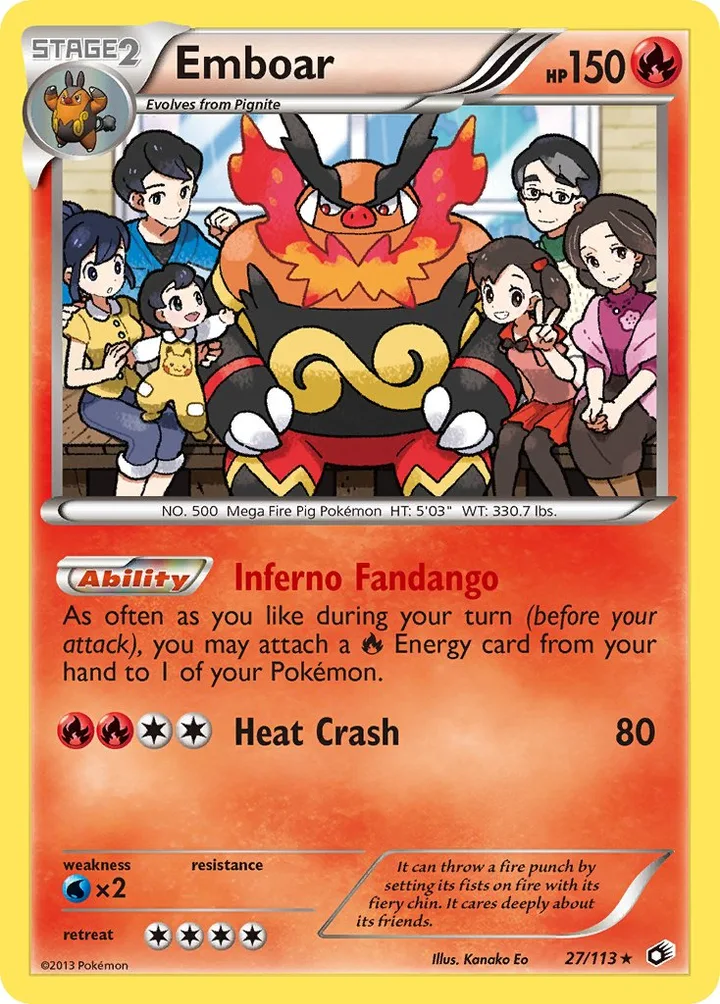 Emboar, Legendary Treasures 27/113