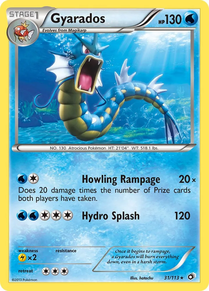 Gyarados, Legendary Treasures 31/113
