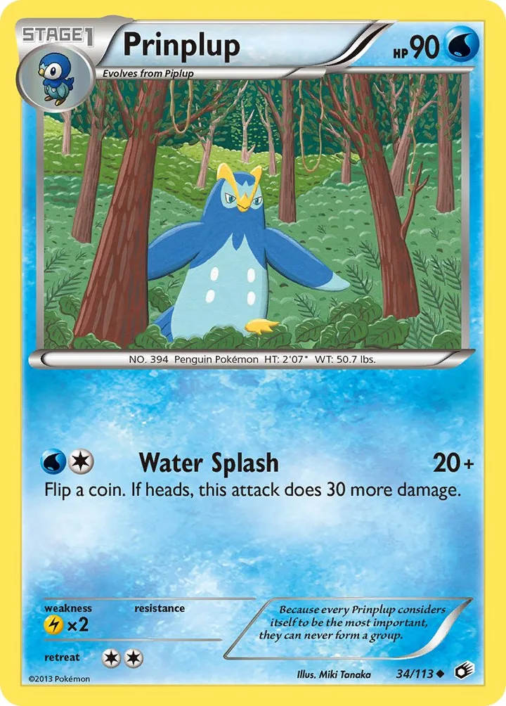 Prinplup, Legendary Treasures 34/113