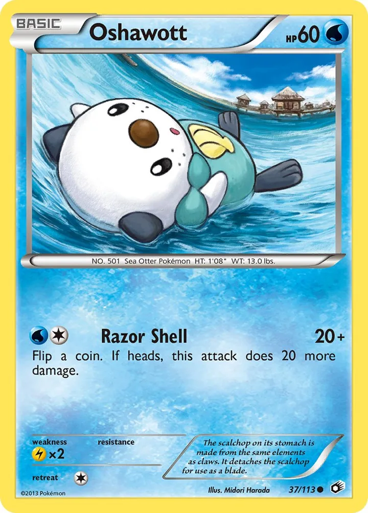 Oshawott, Legendary Treasures 37/113