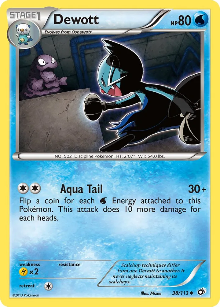 Dewott, Legendary Treasures 38/113