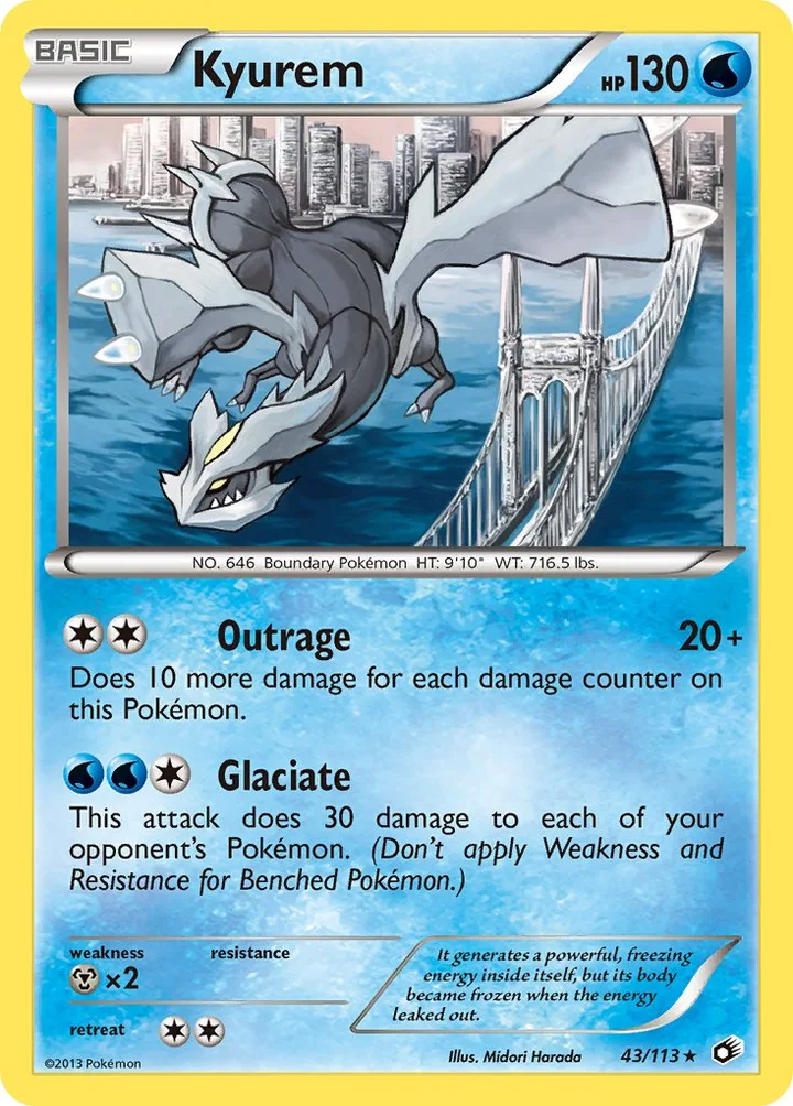 Kyurem, Legendary Treasures 43/113