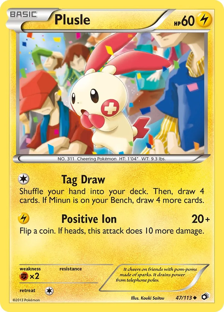 Plusle, Legendary Treasures 47/113