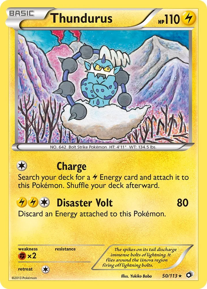 Thundurus, Legendary Treasures 50/113