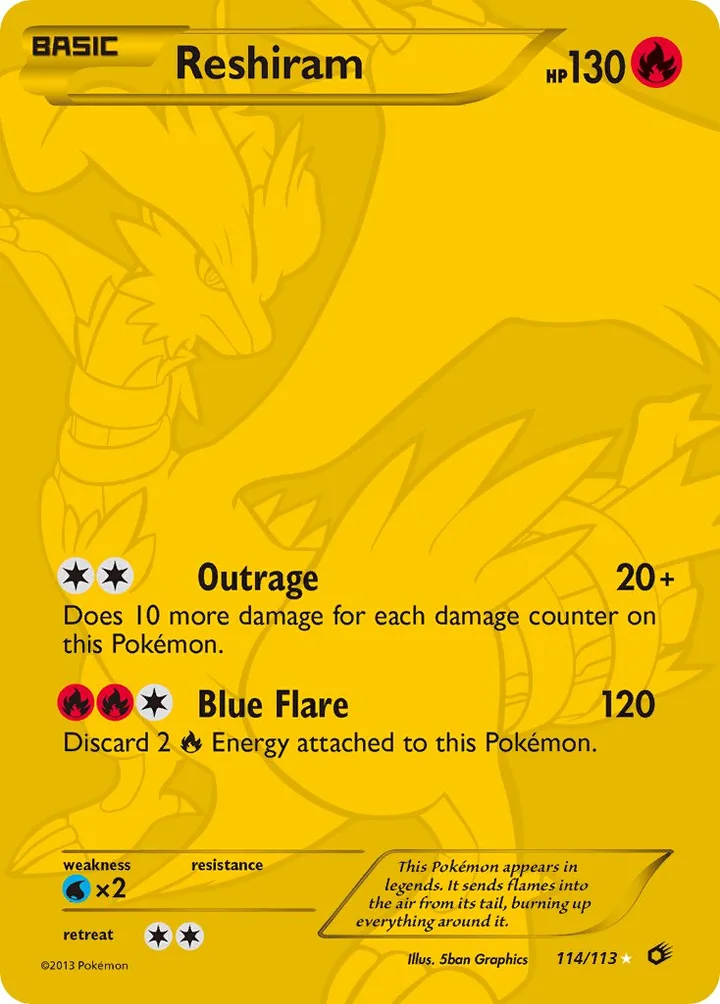 Reshiram, Legendary Treasures 114/113