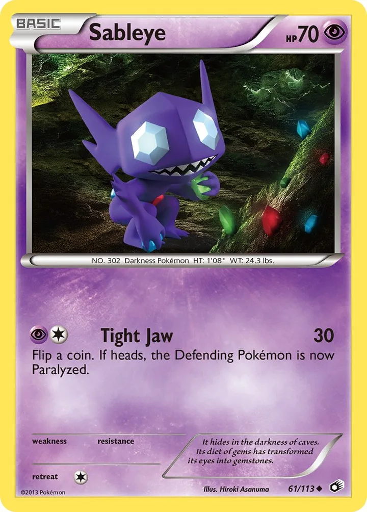 Sableye, Legendary Treasures 61/113