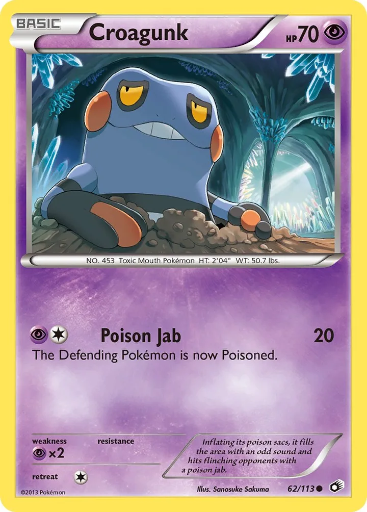 Croagunk, Legendary Treasures 62/113