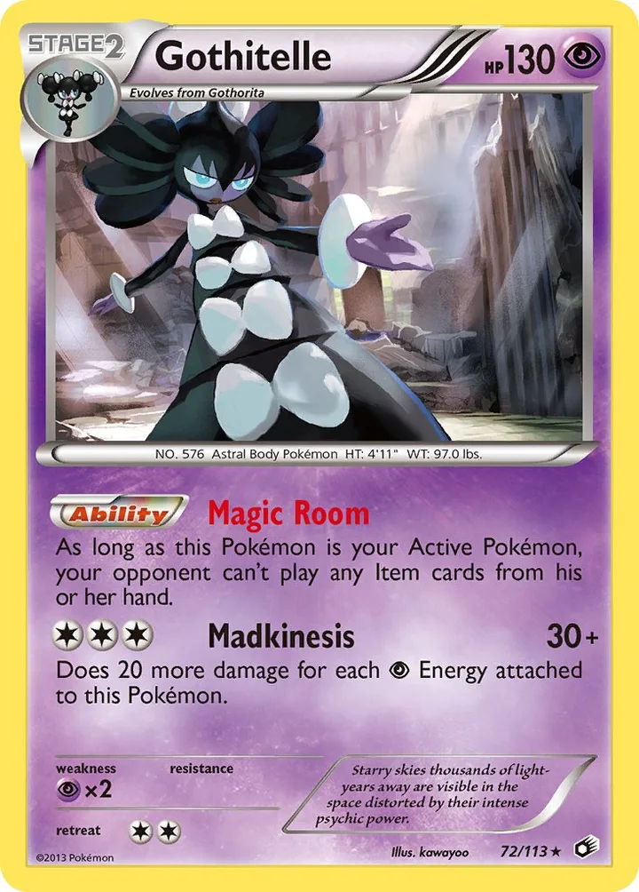 Gothitelle, Legendary Treasures 72/113