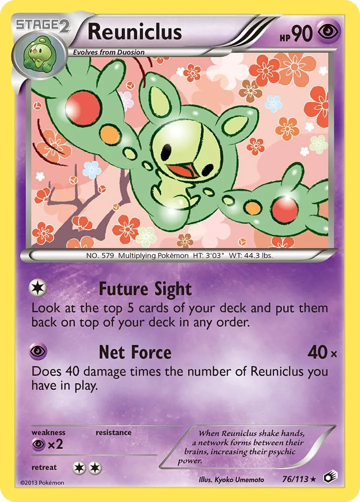 Reuniclus, Legendary Treasures 76/113