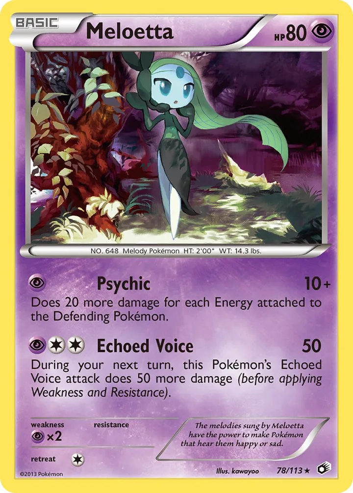 Meloetta, Legendary Treasures 78/113