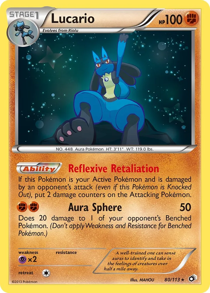 Lucario, Legendary Treasures 80/113