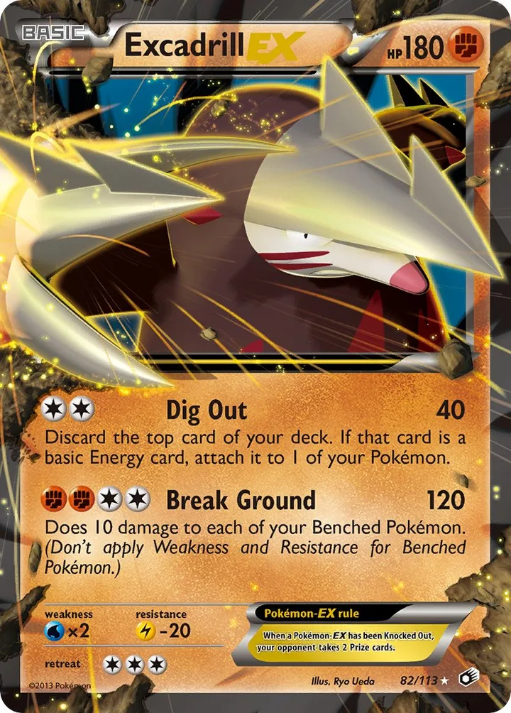 Excadrill-EX, Legendary Treasures 82/113