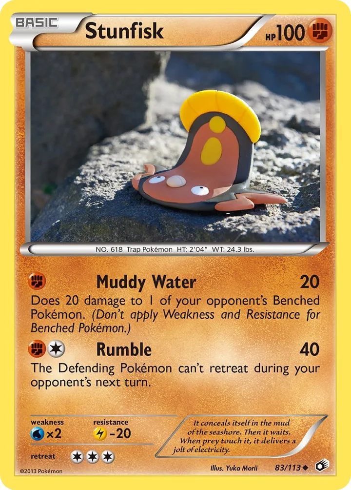 Stunfisk, Legendary Treasures 83/113