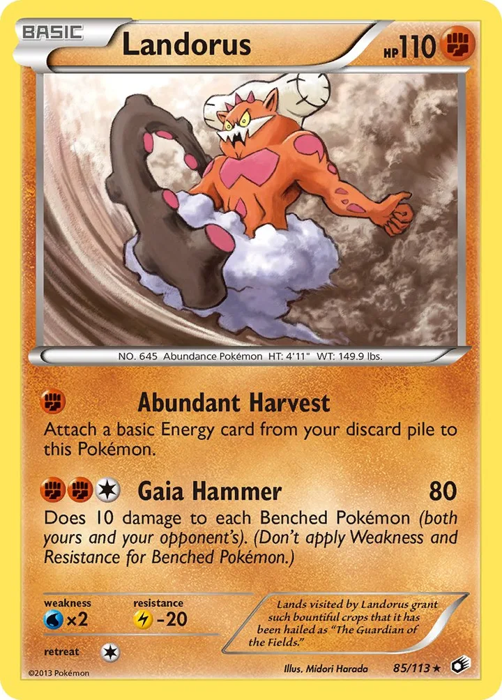 Landorus, Legendary Treasures 85/113