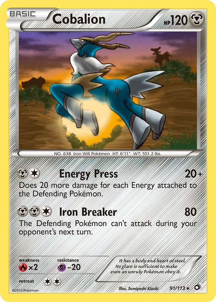 Cobalion, Legendary Treasures 91/113