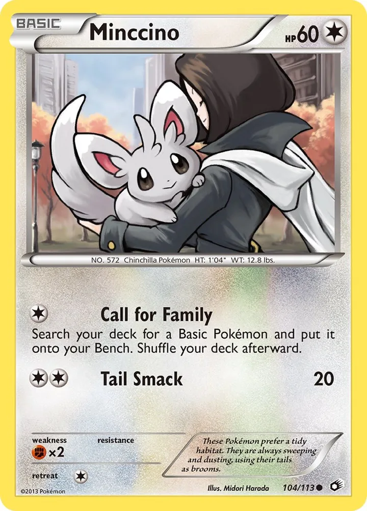 Minccino, Legendary Treasures 104/113