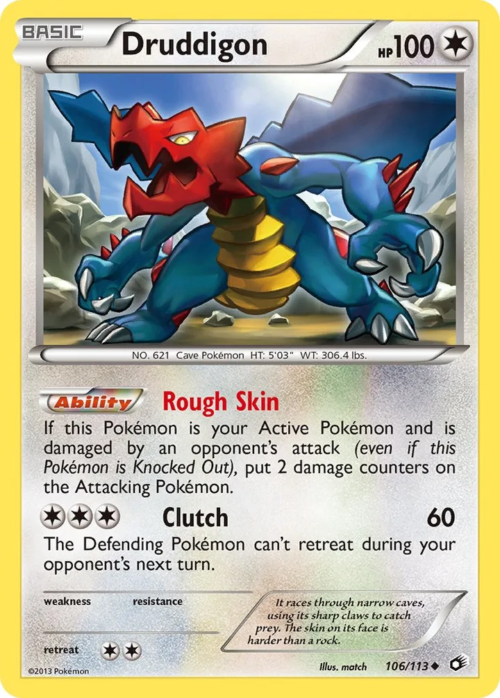 Druddigon, Legendary Treasures 106/113