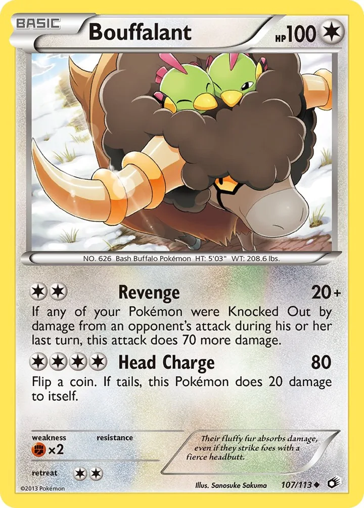 Bouffalant, Legendary Treasures 107/113