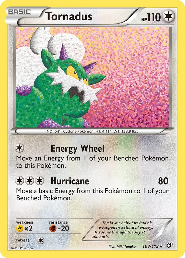 Tornadus, Legendary Treasures 108/113