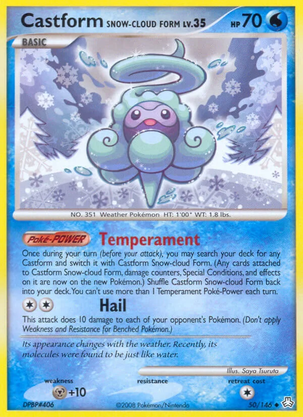 Castform Snow-Cloud Form, Legends Awakened 50/146