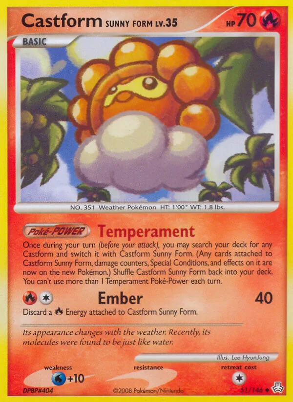 Castform Sunny Form, Legends Awakened 51/146
