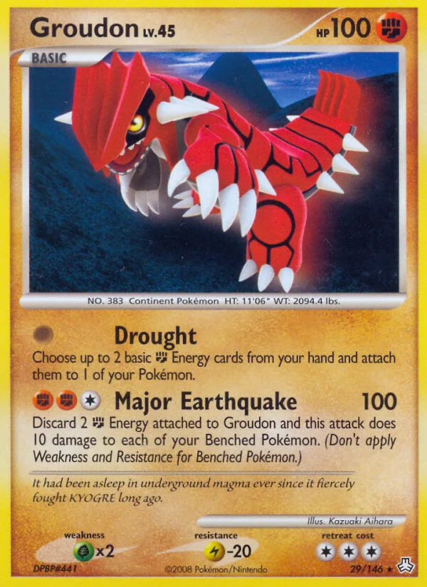 Groudon, Legends Awakened 29/146