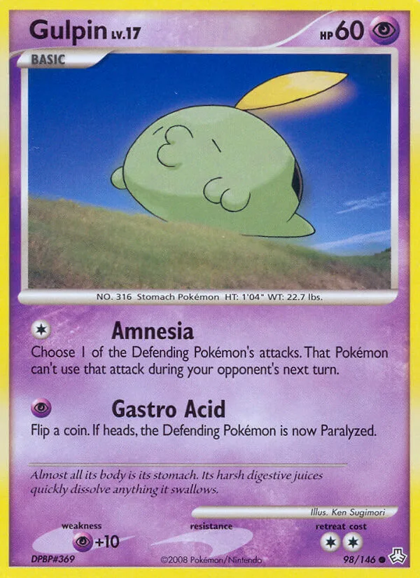 Gulpin, Legends Awakened 98/146