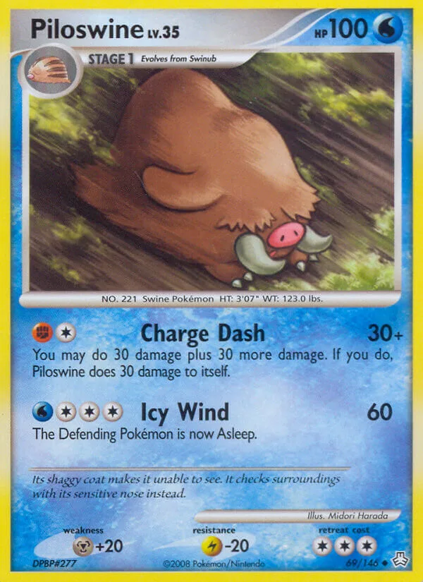 Piloswine, Legends Awakened 69/146