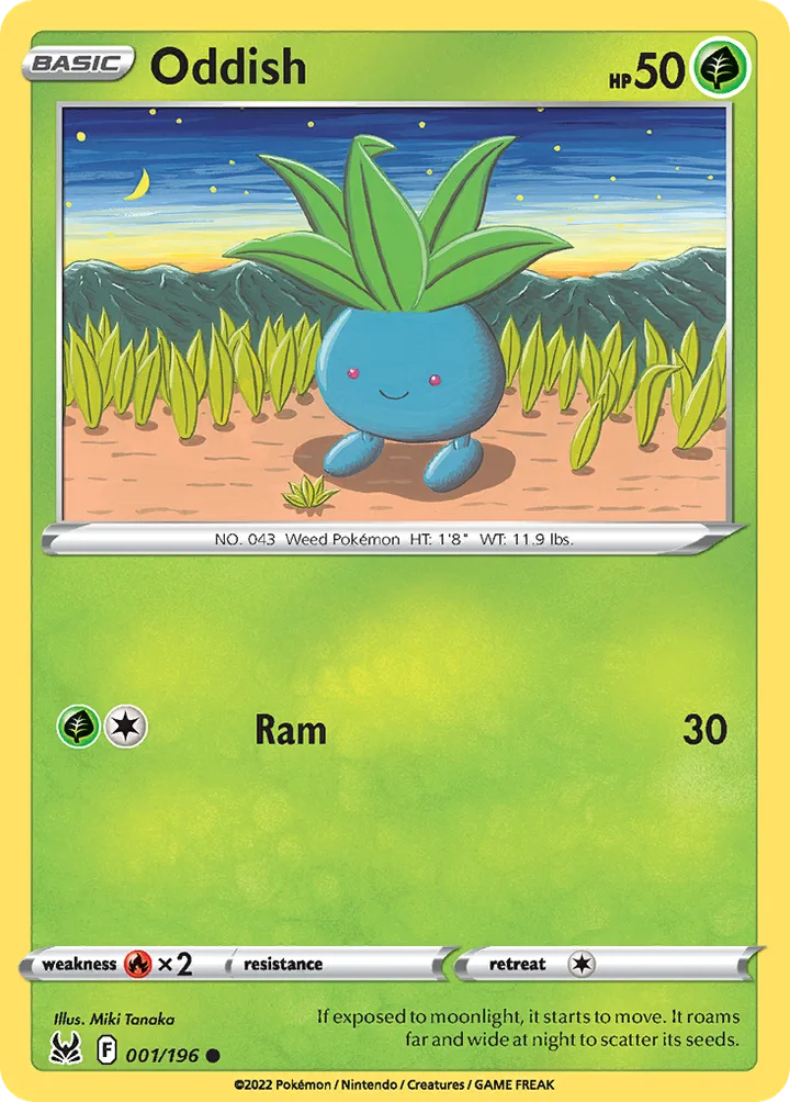 Oddish, Lost Origin 001/196