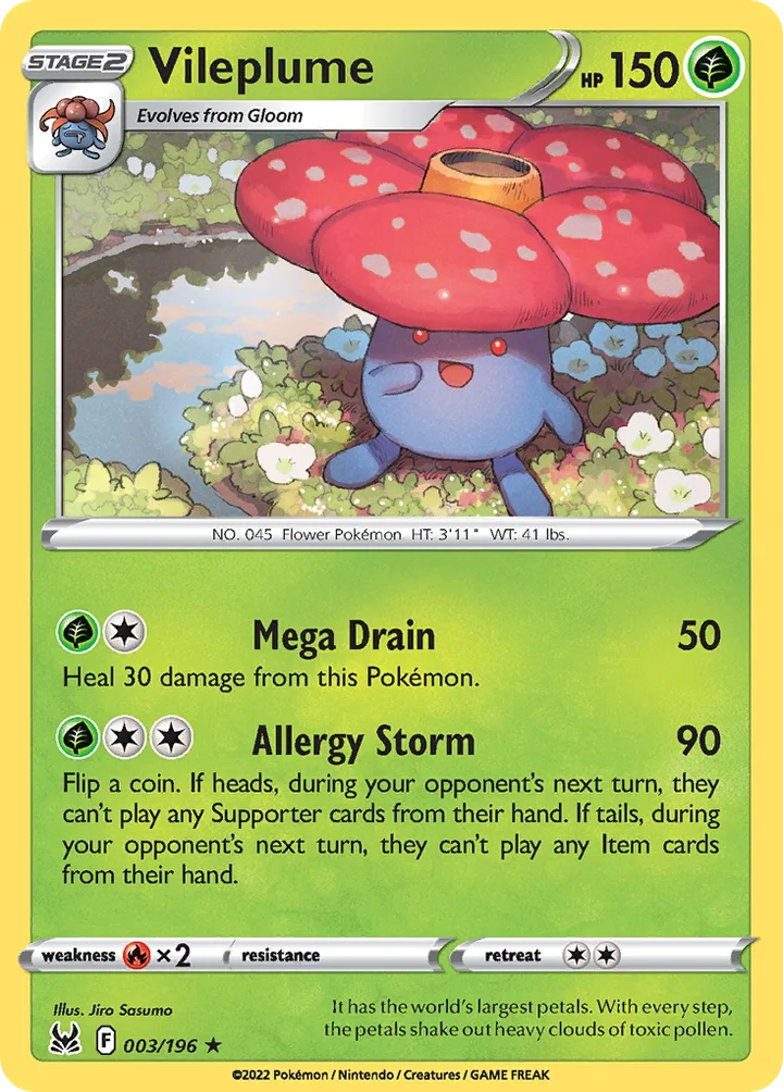 Vileplume, Lost Origin 003/196