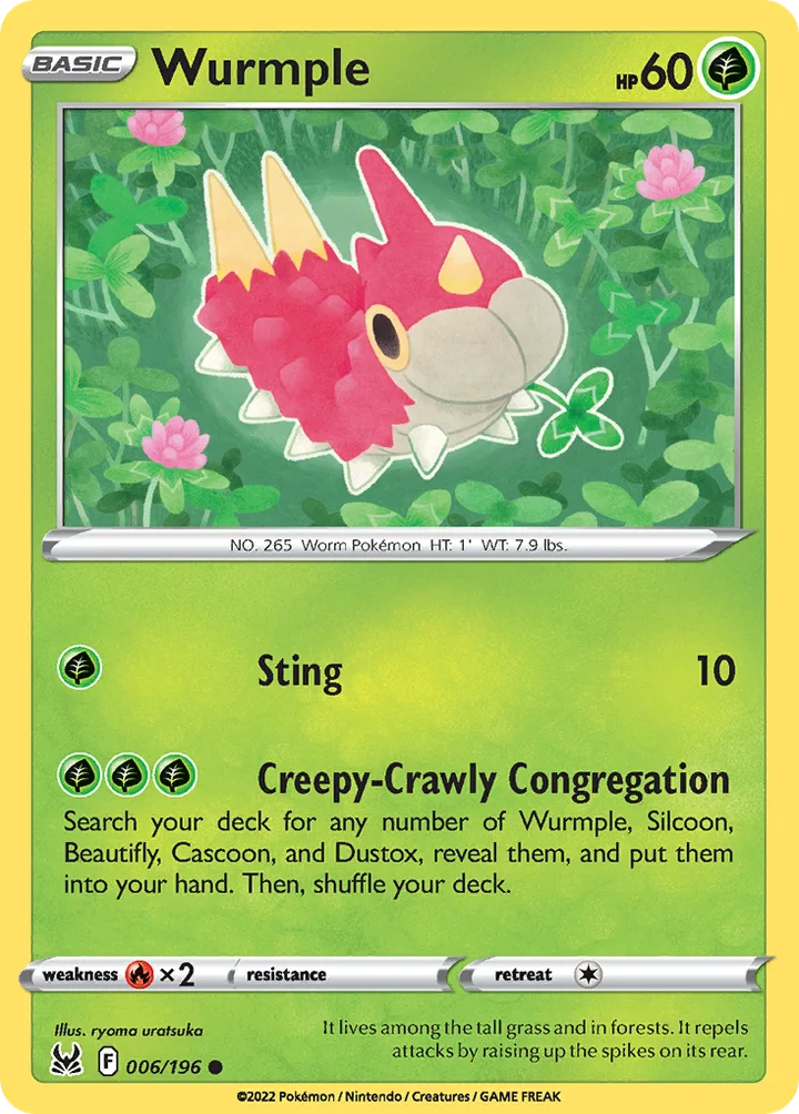 Wurmple, Lost Origin 006/196