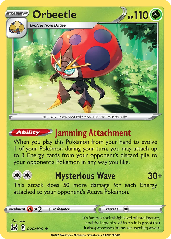 Orbeetle, Lost Origin 020/196