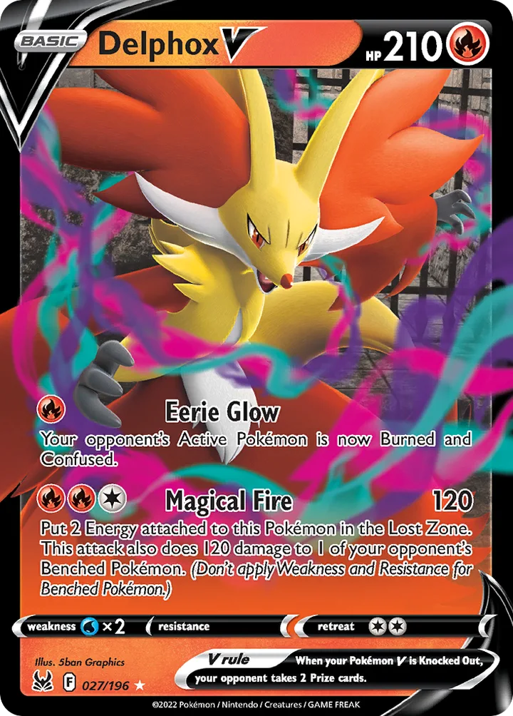 Delphox V, Lost Origin 027/196