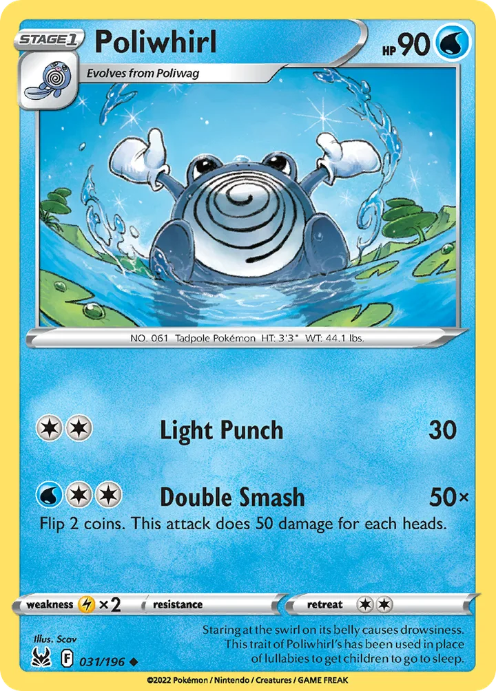 Poliwhirl, Lost Origin 031/196