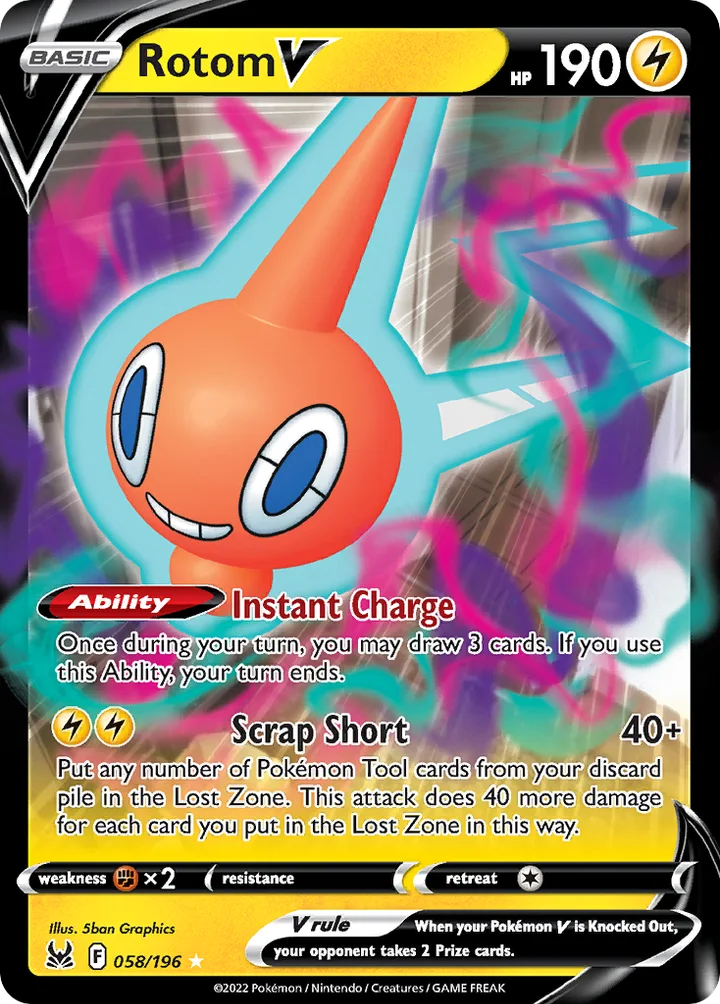 Rotom V, Lost Origin 058/196