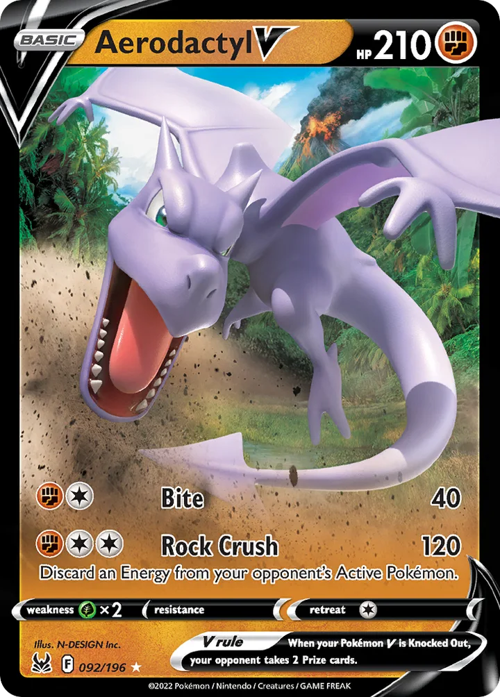 Aerodactyl V, Lost Origin 092/196