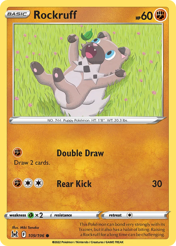 Rockruff, Lost Origin 109/196