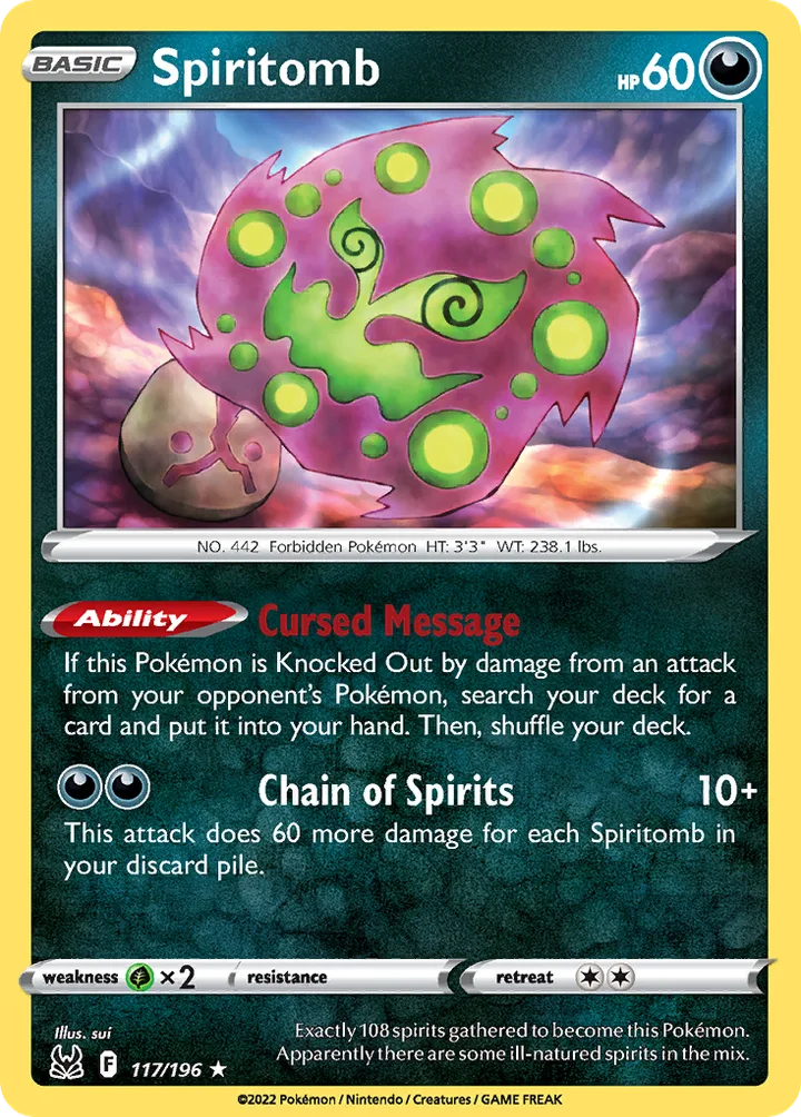 Spiritomb, Lost Origin 117/196