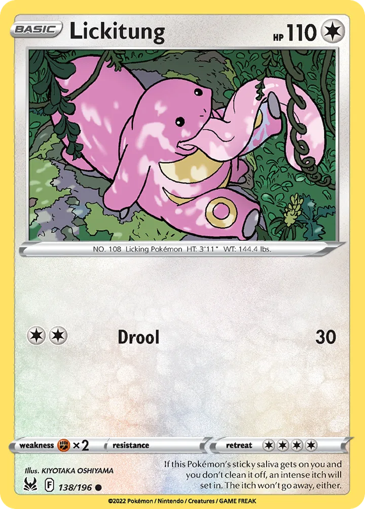 Lickitung, Lost Origin 138/196